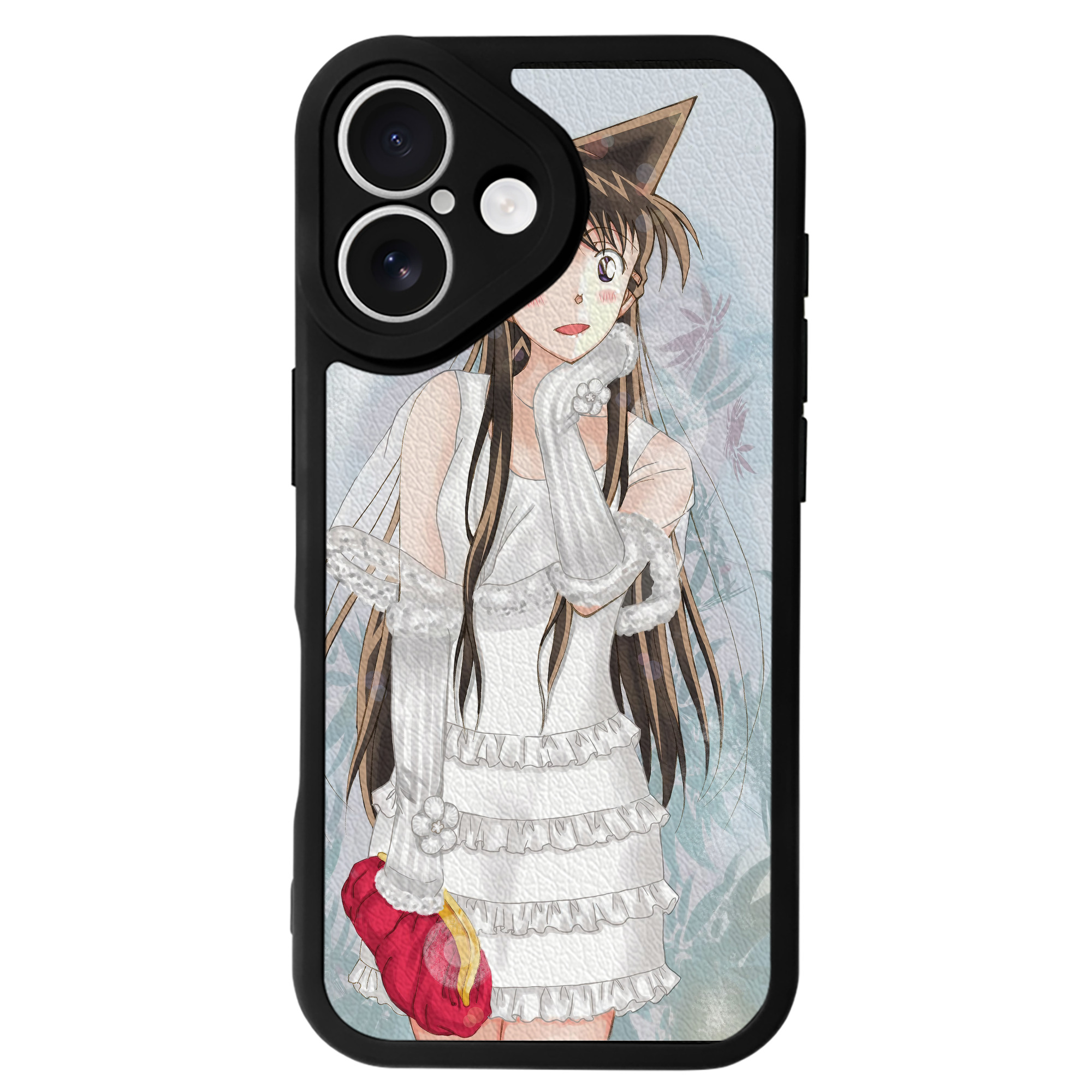 （画像用） 名探偵コナン Detective Conan 【iPhone 16シリーズ対応】シリコンスマホケース（レザー調） 材質：シリコン